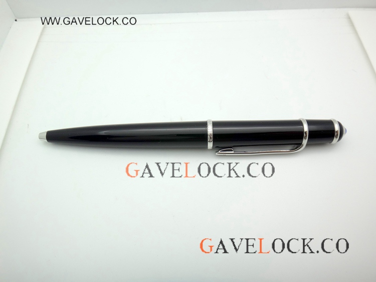 Replica Cartier Diablo Pen Black Precious Resin Ballpoint Pen
